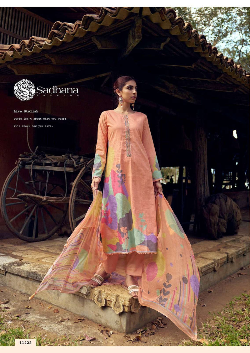 Sadhana Fashion Nasrin Lawn Cotton Fancy Designer Wear Salwar Suit