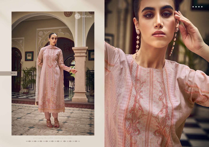 Sadhna Fashion Zaira Lawn Cotton Fancy Print Salwar Kameez