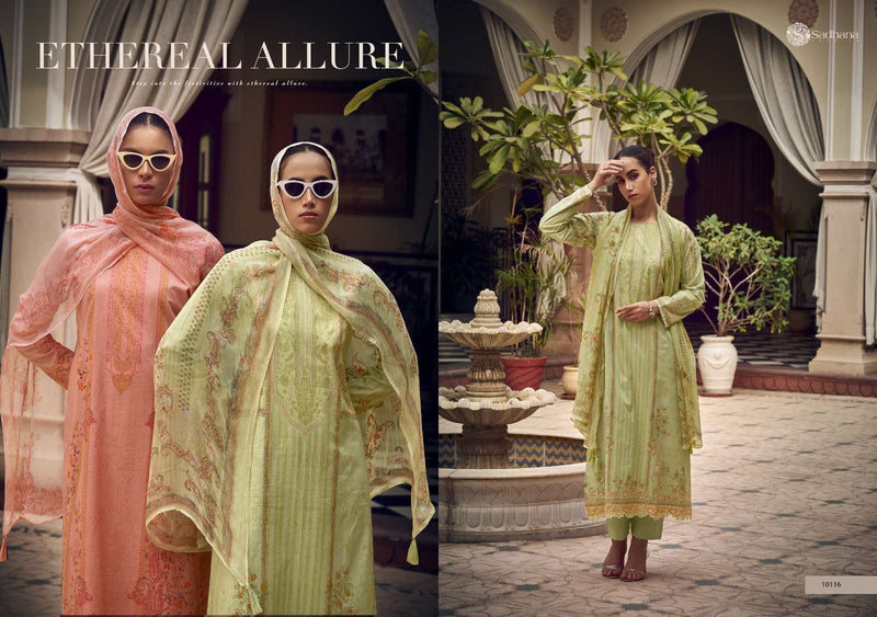 Sadhna Fashion Zaira Lawn Cotton Fancy Print Salwar Kameez