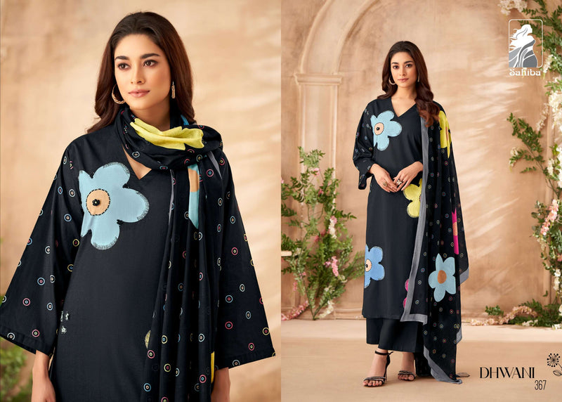 Sahiba Dhwani Lawn Cotton Digital Print With Hand Work And Orgenza Silk Embroidery Salwar Suit