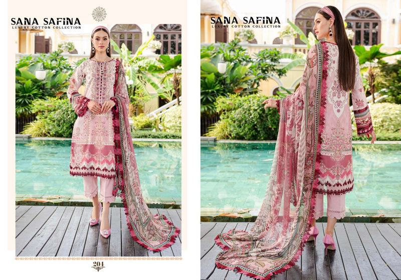 Sana Safina Vol 2 Cotton Digital Karachi Print Partywear Salwar Suit