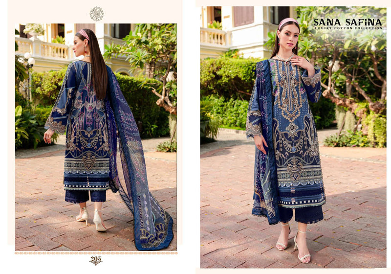 Sana Safina Vol 2 Cotton Digital Karachi Print Partywear Salwar Suit