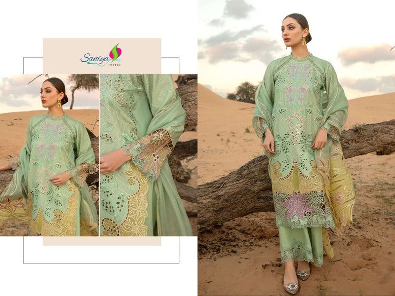 Saniya Trendz Rang rasiya Vol 3 Nx Chikankari Embroidered Salwar Kameez