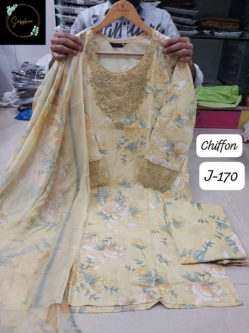 Sapphire Jazmin Vol 170 Lawn Cotton Embroidered Pakistani Pret Kurti