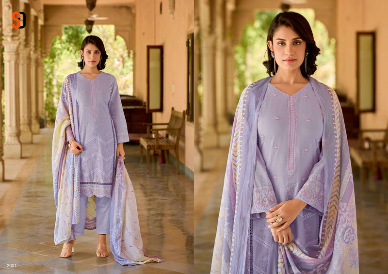 Saraddha Designer Charizma Vol 2 Cotton Embroidered Chikan Work Fancy Designer Salwar Suit