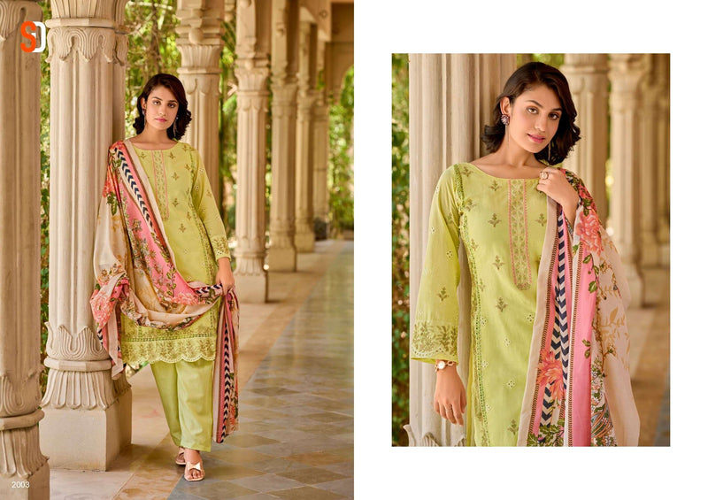 Saraddha Designer Charizma Vol 2 Cotton Embroidered Chikan Work Fancy Designer Salwar Suit