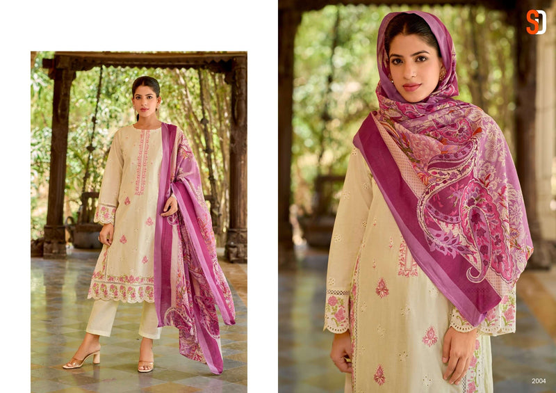Saraddha Designer Charizma Vol 2 Cotton Embroidered Chikan Work Fancy Designer Salwar Suit
