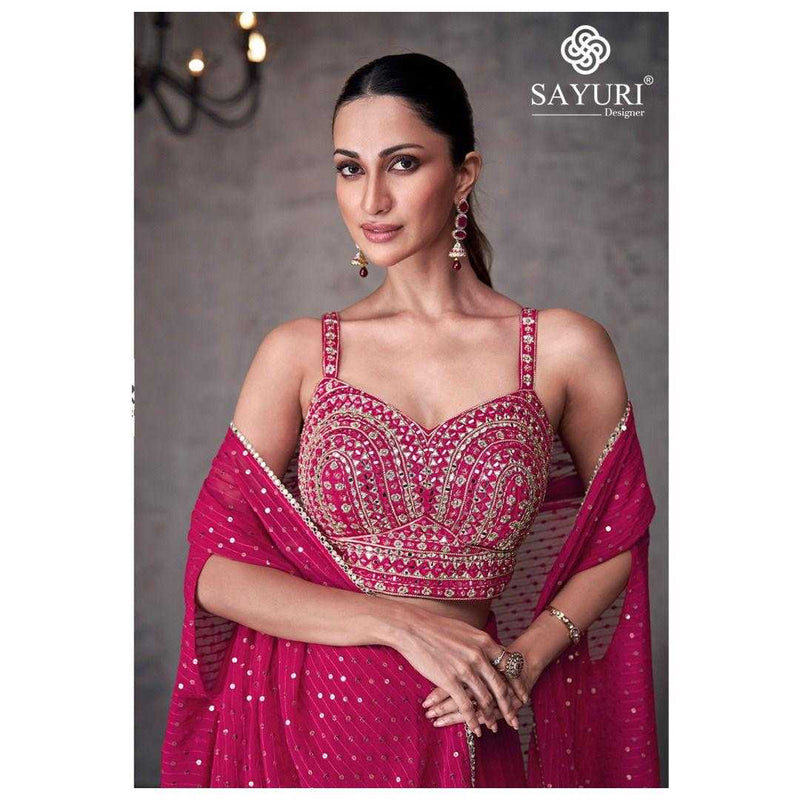 Sayuri Kashvi Real Georgette Fancy Partywear Stylish Kurti Collection