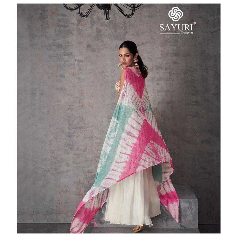Sayuri Kashvi Real Georgette Fancy Partywear Stylish Kurti Collection