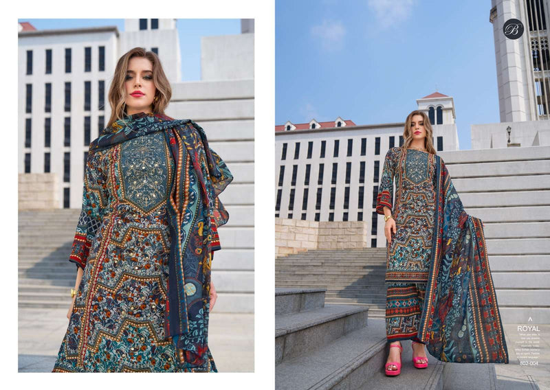 Belliza Designer Studio Shaheen Vol 8 Viscose Rayon Handwork Salwar Suit