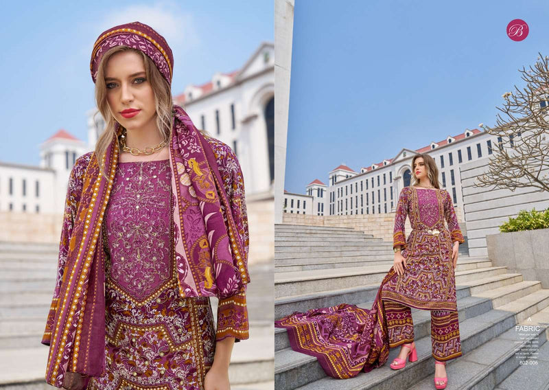 Belliza Designer Studio Shaheen Vol 8 Viscose Rayon Handwork Salwar Suit