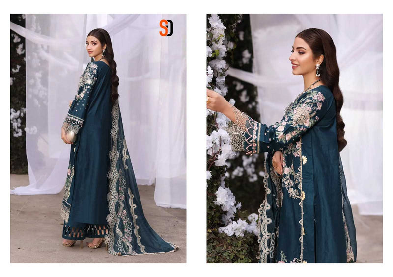 Shraddha Desiger Charizma Vol 1 Pure Cotton Embroidered Chikenkari Work Salwar Suit