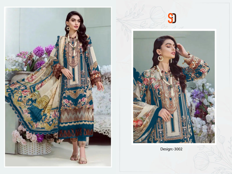 Shraddha Designer Bliss Vol 3 Lawn Cotton Embroidery Work Salwar Suit