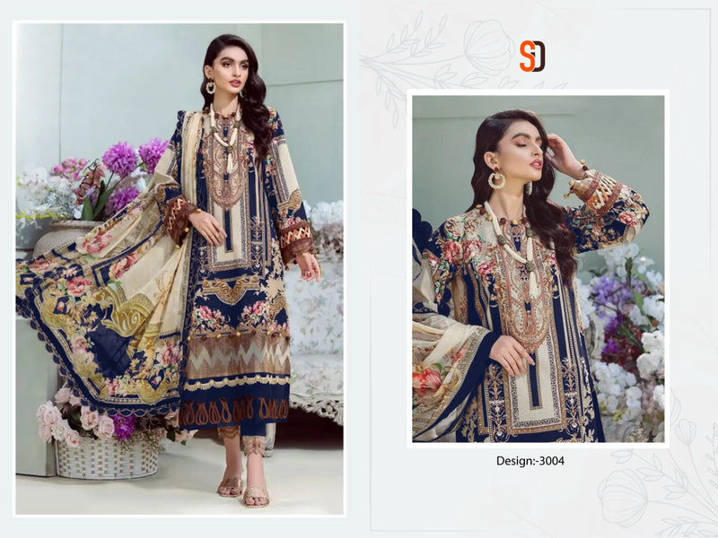 Shraddha Designer Bliss Vol 3 Lawn Cotton Embroidery Work Salwar Suit