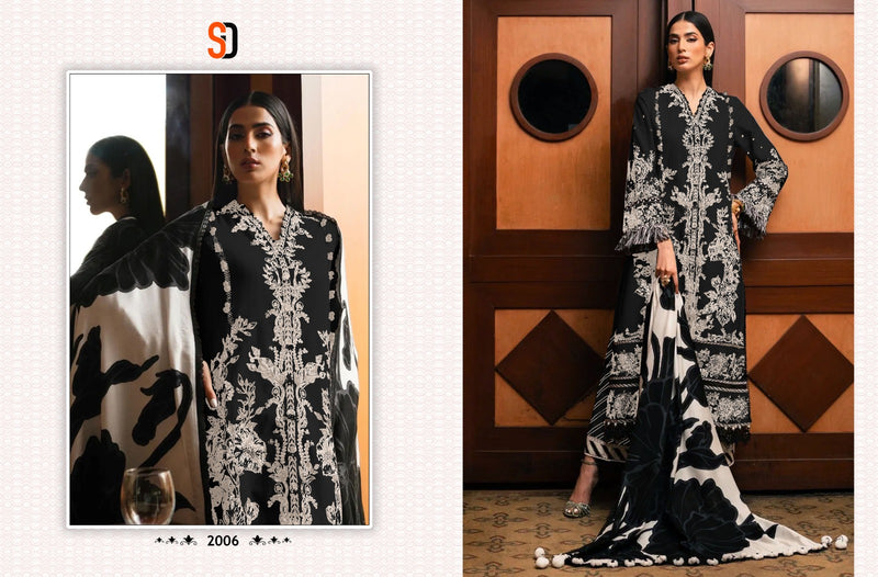 Shraddha Designer Bliss Vol 4 Lawn Cotton Printed Heavy Embroidery Work Salwar Suit