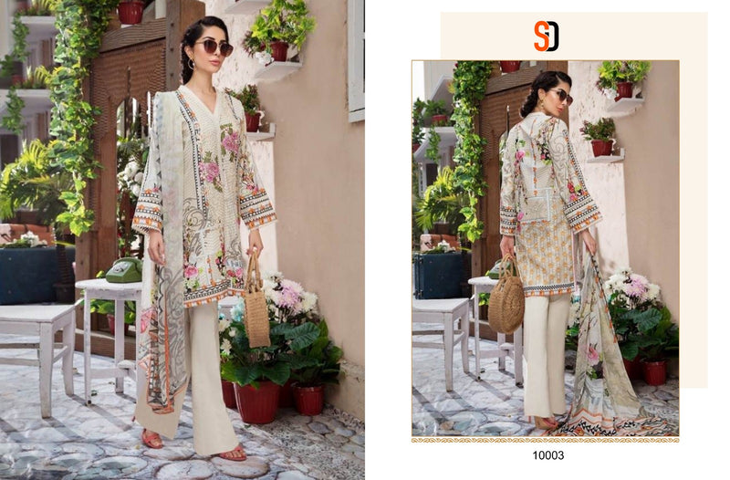 Shraddha Designer Firdous Vol 10 Lawn Cotton Printed With Heavy Embroidery Work Salwar Suit