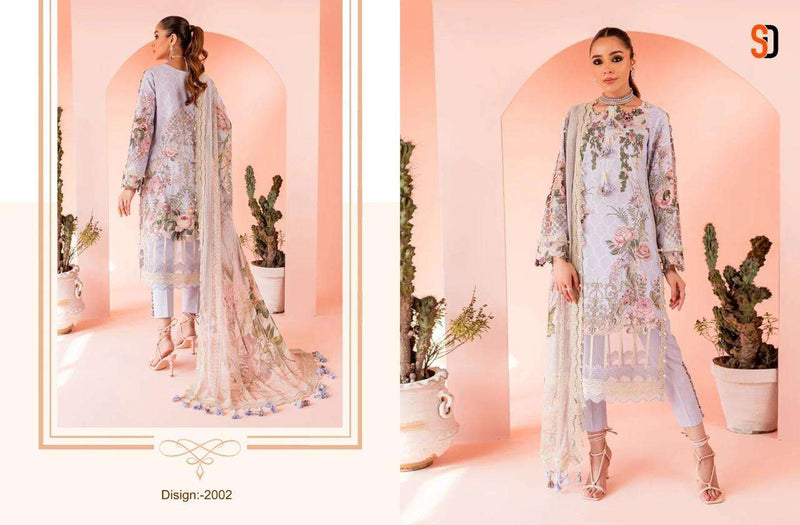 Shraddha Designer Queen Court Vol 2 Pure Lawn Cotton Embroidered Salwar Suit