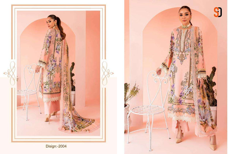 Shraddha Designer Queen Court Vol 2 Pure Lawn Cotton Embroidered Salwar Suit