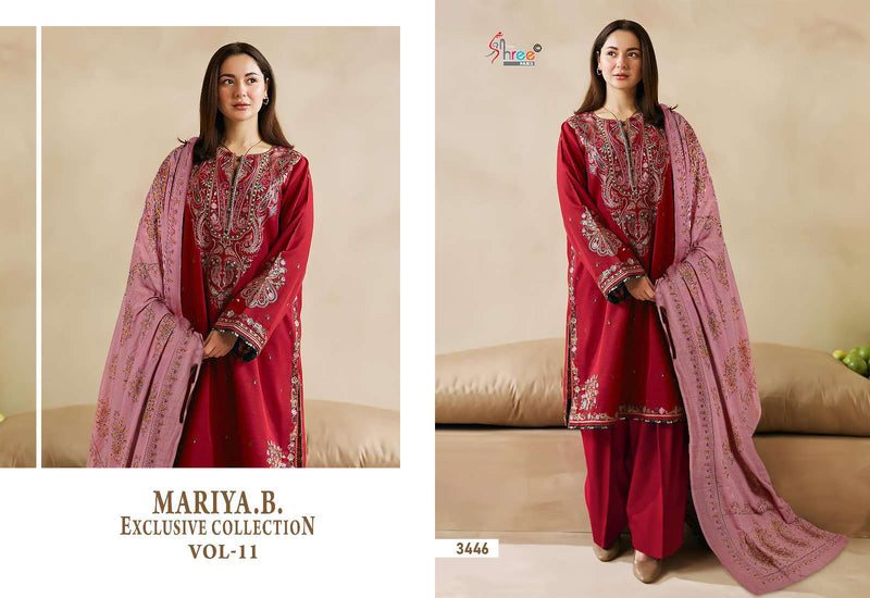 Shree Fab Mariya B Exclusive Collection Vol 11  Cotton With Heavy Self Embroidery Designer Pret Kurti