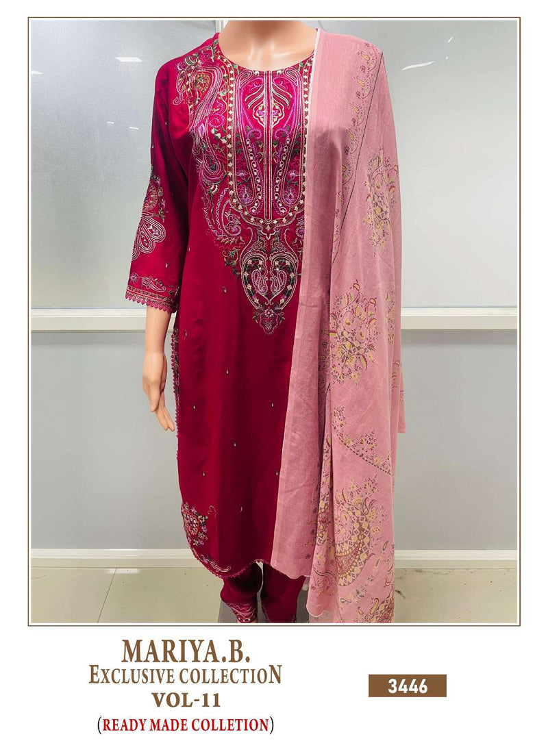 Shree Fab Mariya B Exclusive Collection Vol 11  Cotton With Heavy Self Embroidery Designer Pret Kurti