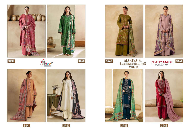 Shree Fab Mariya B Exclusive Collection Vol 11  Cotton With Heavy Self Embroidery Designer Pret Kurti