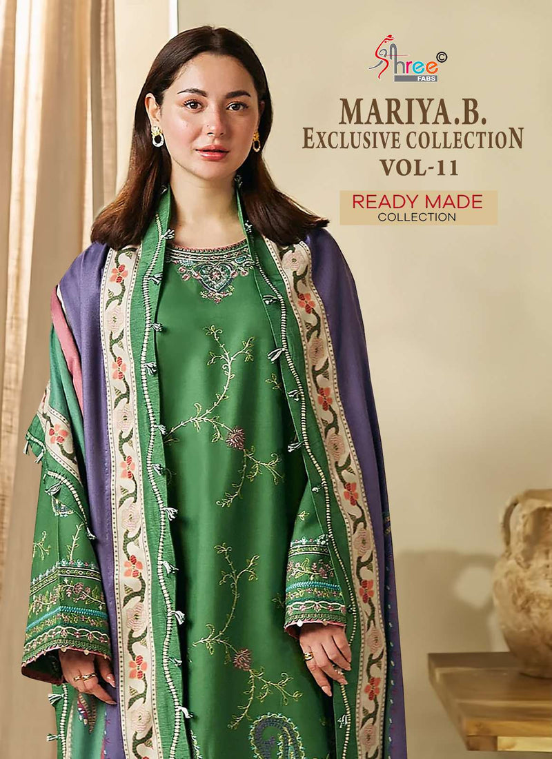 Shree Fab Mariya B Exclusive Collection Vol 11  Cotton With Heavy Self Embroidery Designer Pret Kurti