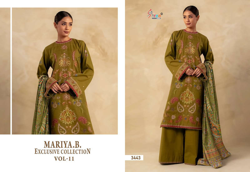 Shree Fab Mariya B Exclusive Collection Vol 11  Cotton With Heavy Self Embroidery Designer Pret Kurti
