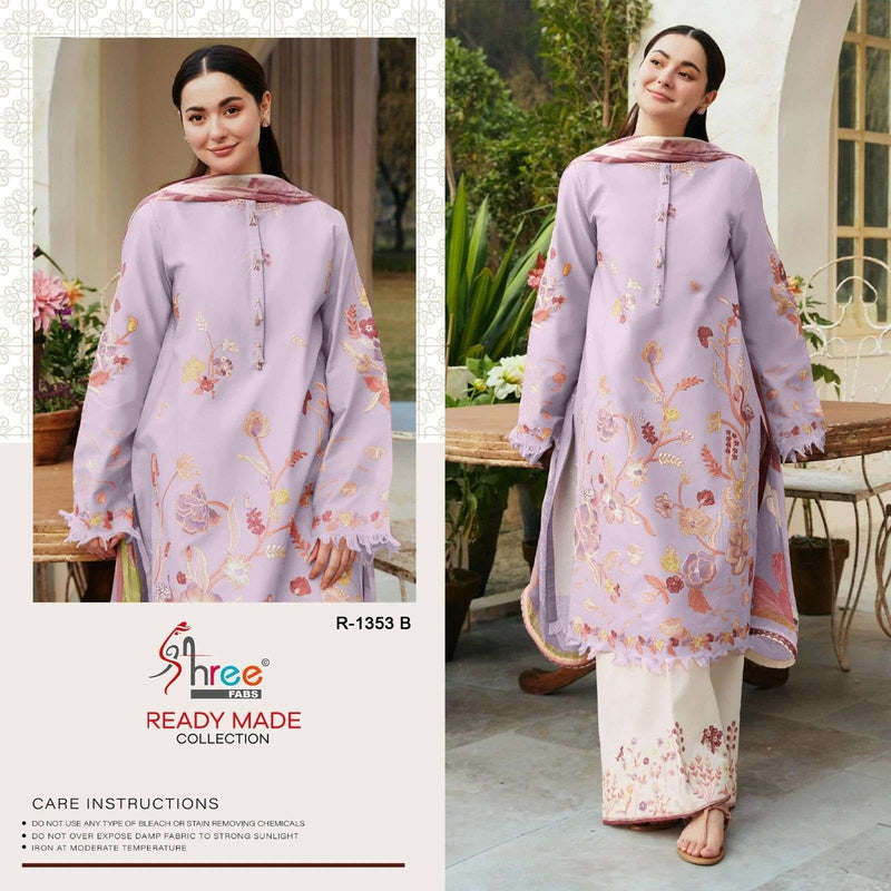 Shree Fab R 1353 Lawn Cotton Gorgeous Fancy Designer Salwar Suit