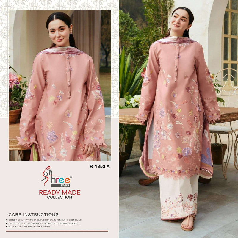 Shree Fab R 1353 Lawn Cotton Gorgeous Fancy Designer Salwar Suit