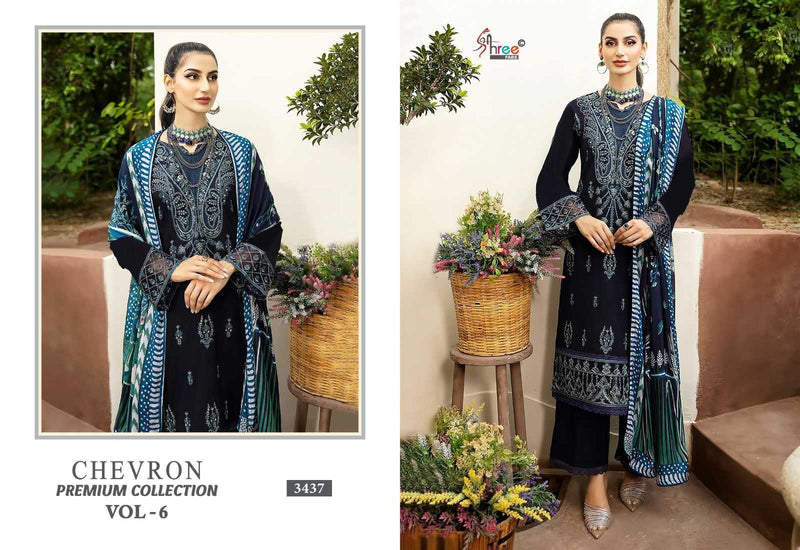 Shree Fabs Chevron Premium Collection Vol 6 Pure Rayon With Self Embroidered Work Salwar Suit