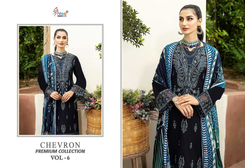 Shree Fabs Chevron Premium Collection Vol 6 Pure Rayon With Self Embroidered Work Salwar Suit