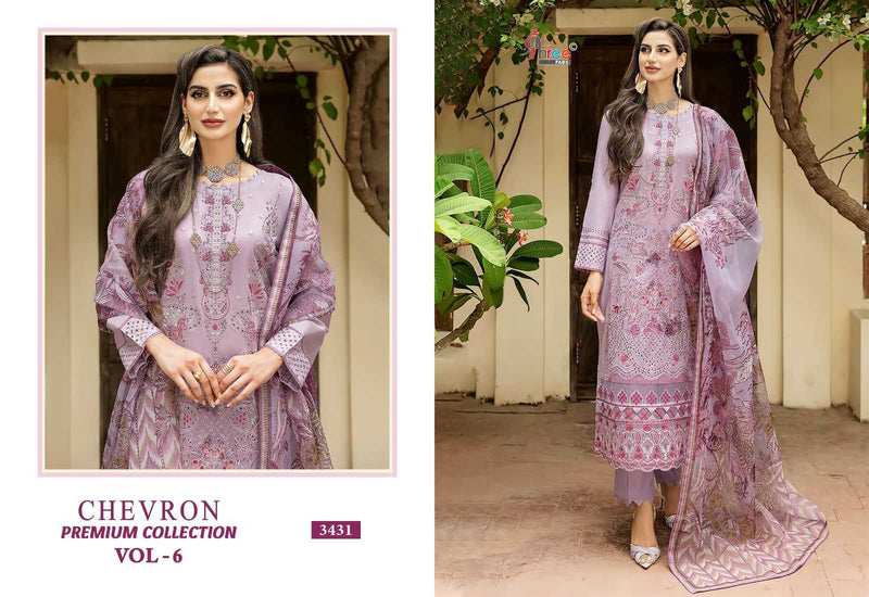 Shree Fabs Chevron Premium Collection Vol 6 Pure Rayon With Self Embroidered Work Salwar Suit