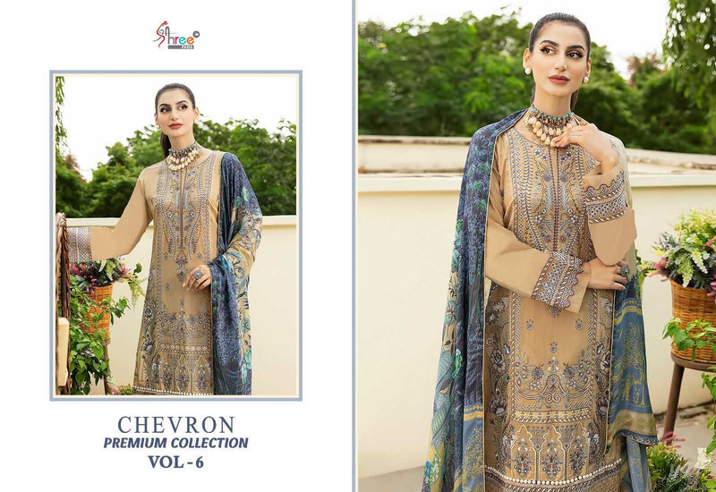 Shree Fabs Chevron Premium Collection Vol 6 Pure Rayon With Self Embroidered Work Salwar Suit