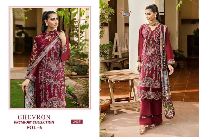 Shree Fabs Chevron Premium Collection Vol 6 Pure Rayon With Self Embroidered Work Salwar Suit