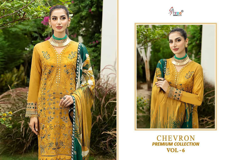 Shree Fabs Chevron Premium Collection Vol 6 Pure Rayon With Self Embroidered Work Salwar Suit