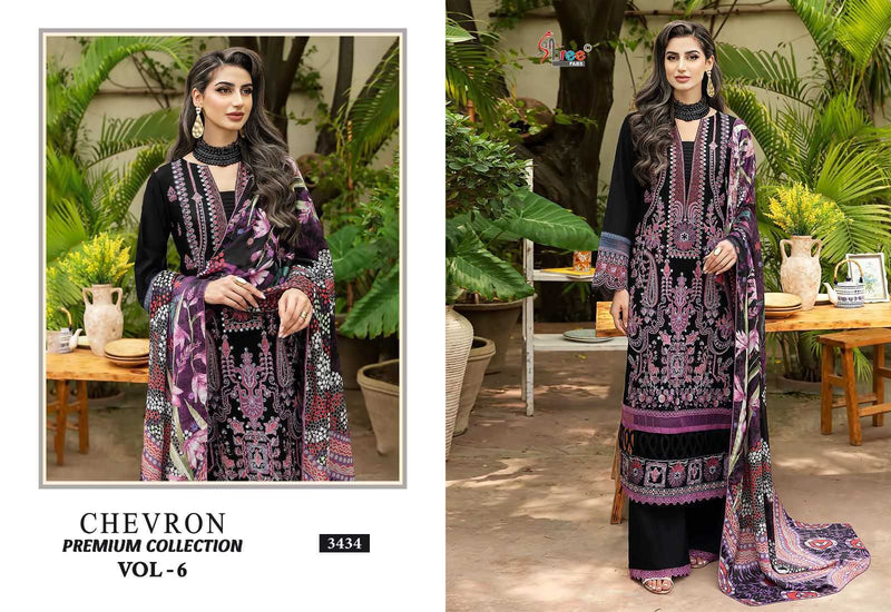 Shree Fabs Chevron Premium Collection Vol 6 Pure Rayon With Self Embroidered Work Salwar Suit