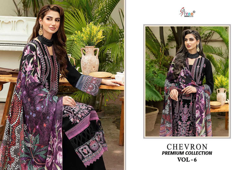 Shree Fabs Chevron Premium Collection Vol 6 Pure Rayon With Self Embroidered Work Salwar Suit
