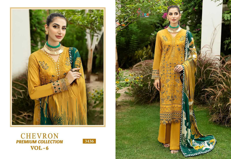 Shree Fabs Chevron Premium Collection Vol 6 Pure Rayon With Self Embroidered Work Salwar Suit