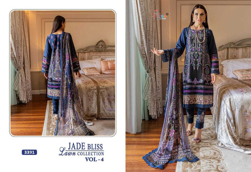 Shree Fabs Jade Bliss Lawn Collection Vol 4 Cotton Print Patch Work Salwar Suit