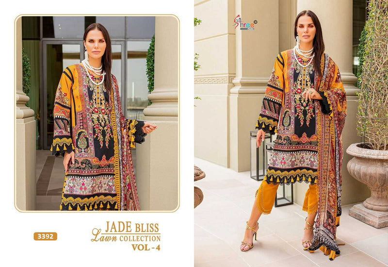 Shree Fabs Jade Bliss Lawn Collection Vol 4 Cotton Print Patch Work Salwar Suit