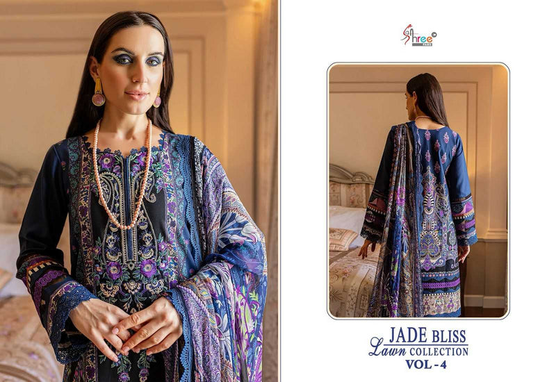 Shree Fabs Jade Bliss Lawn Collection Vol 4 Cotton Print Patch Work Salwar Suit