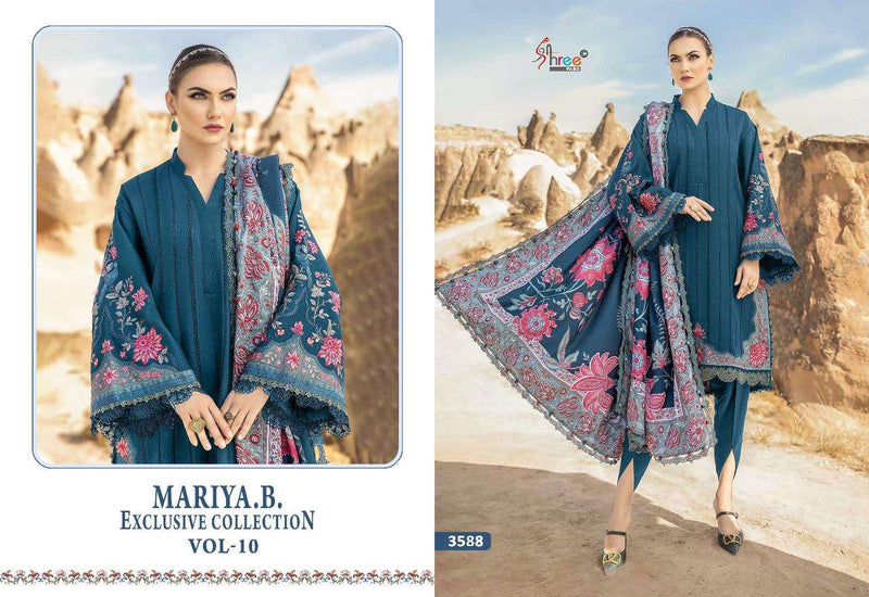 Shree Fabs Mariya B Exclusive Collection Vol 10 Pure Rayon Self Embroidered Salwar Suit
