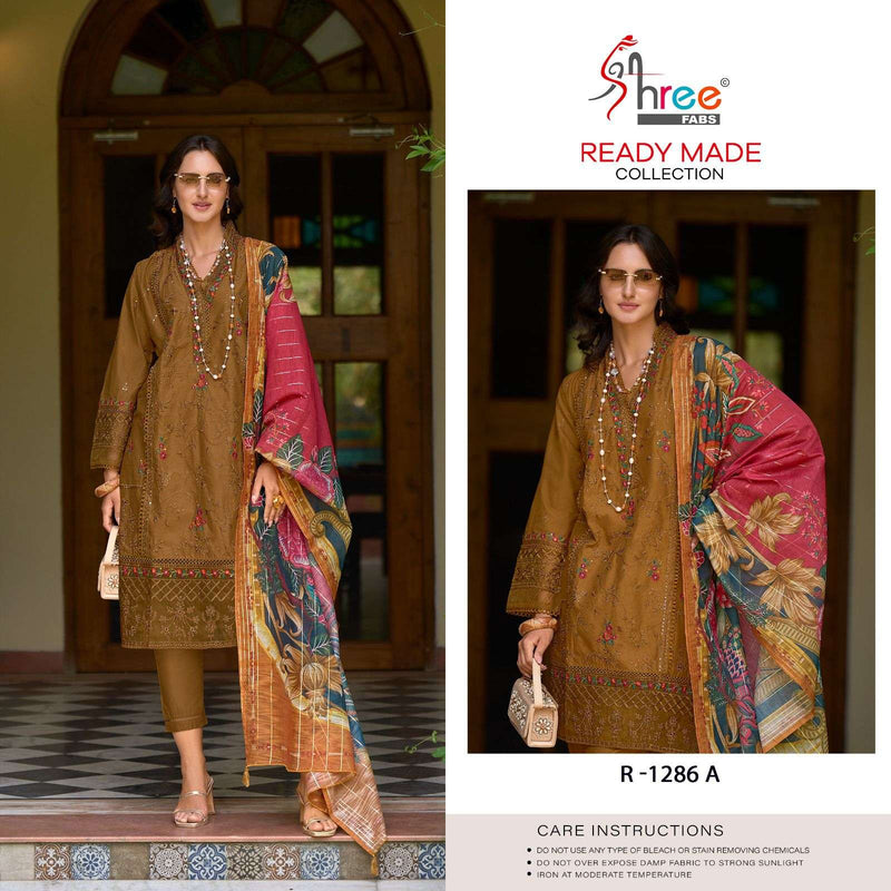 Shree Fabs R 1286 Cambric Cotton Lawn With Fancy Designer Pret Kurti