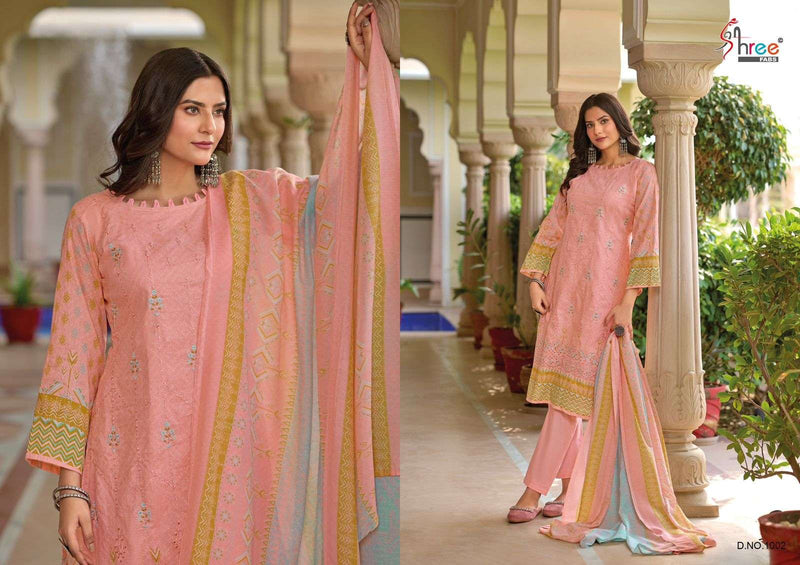 Shree Fabs Shanaya Vol 2 Cotton With Heavy Self Embroidery Fancy Partywear Salwar Kameez