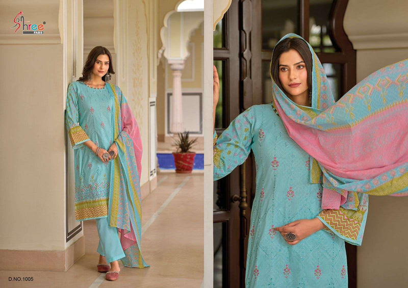 Shree Fabs Shanaya Vol 2 Cotton With Heavy Self Embroidery Fancy Partywear Salwar Kameez
