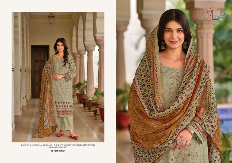 Shree Fabs Shanaya Vol 2 Cotton With Heavy Self Embroidery Fancy Partywear Salwar Kameez