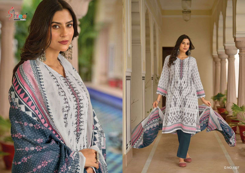 Shree Fabs Shanaya Vol 2 Cotton With Heavy Self Embroidery Fancy Partywear Salwar Kameez