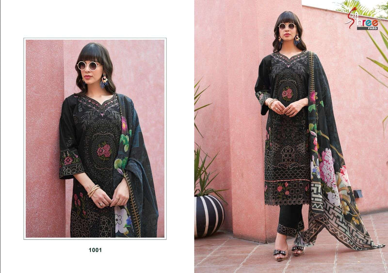 Shree Fabs Tasrif Luxe Heavy Cotton Self Embroidered Salwar Kameez