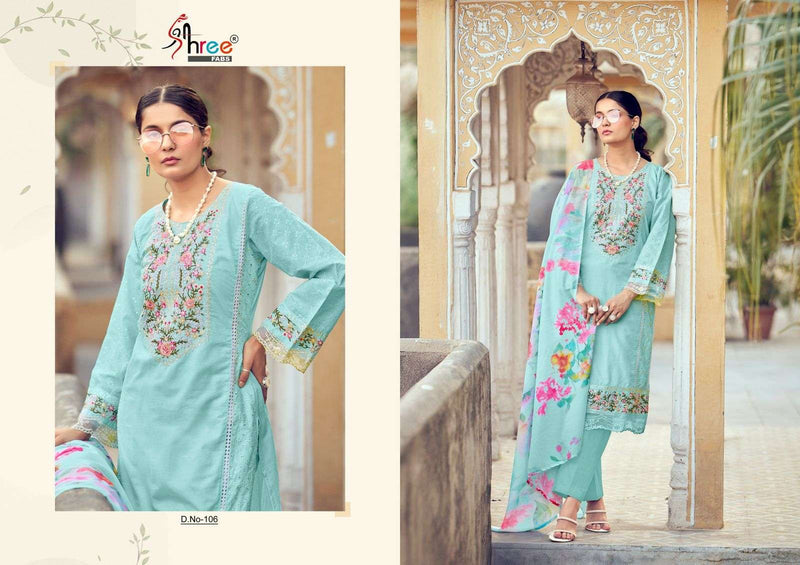 Shree Fabs Tasrif Vol 2 Pure Cotton Embroidered Salwar Kameez