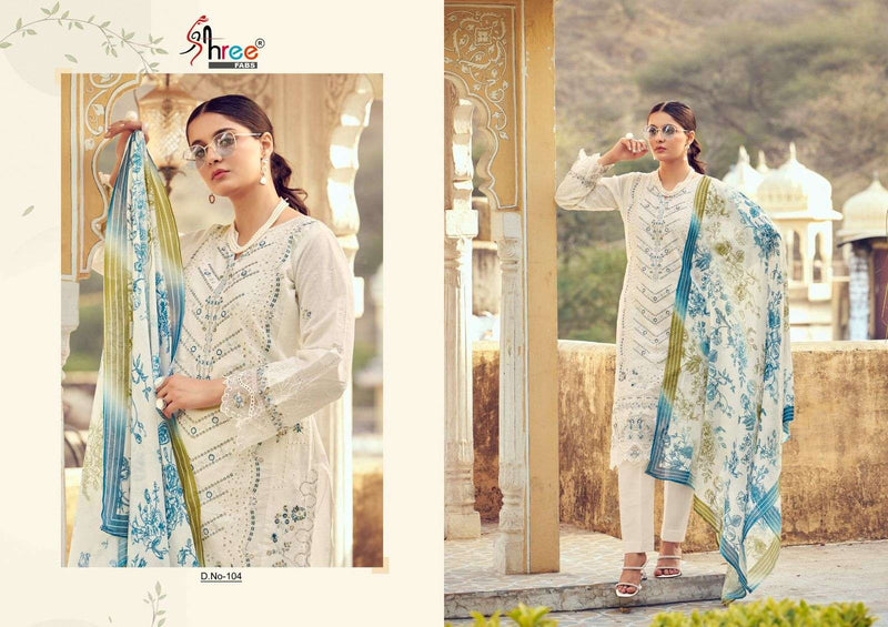 Shree Fabs Tasrif Vol 2 Pure Cotton Embroidered Salwar Kameez